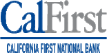 Logo California First Leasing Corporation