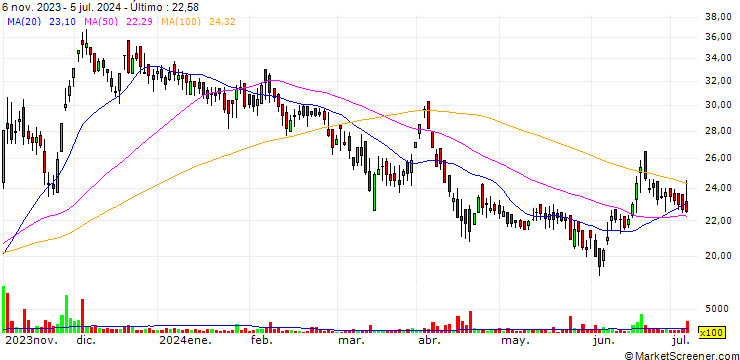 Gráfico RRIL Limited